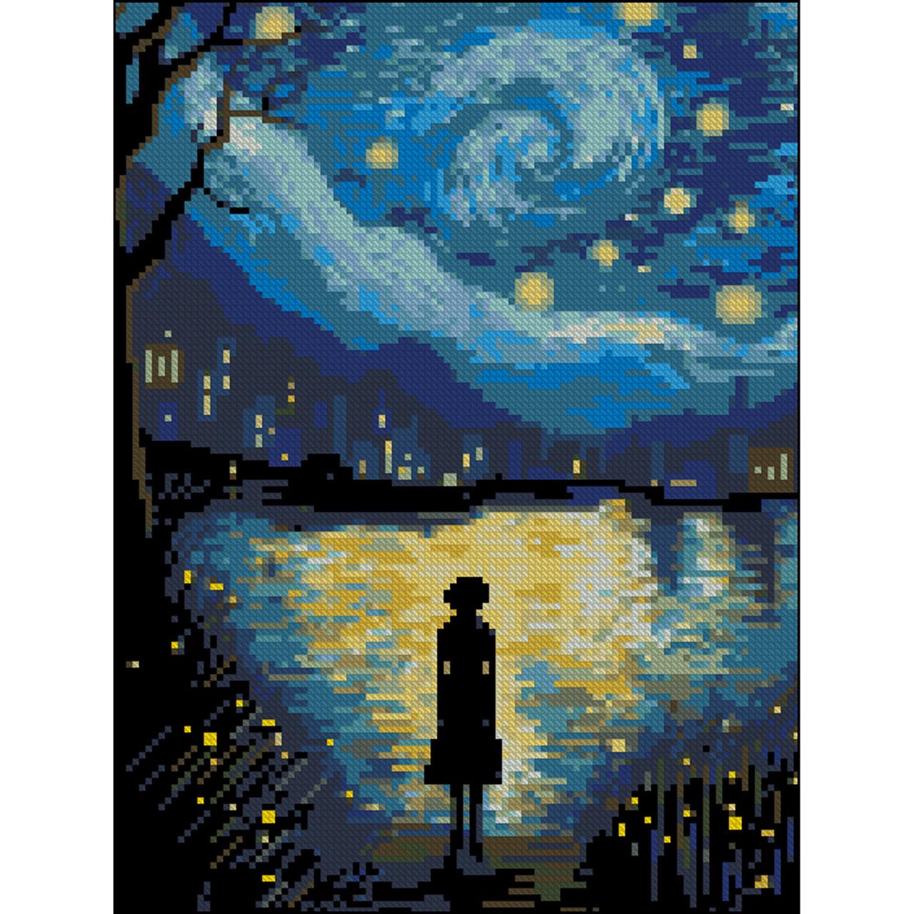 Алмазная мозаика Strateg Предчувствие без подрамника 30х40 см (ZAV3040-41)