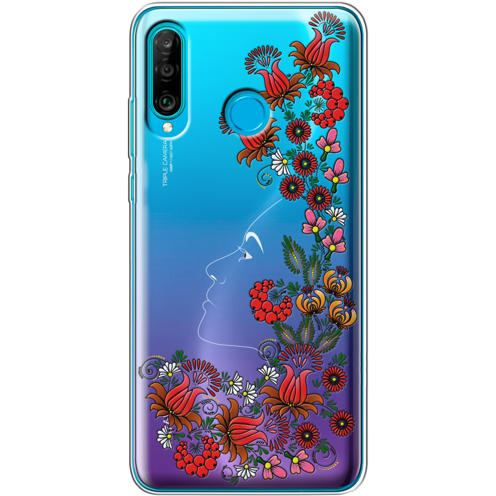 Чохол Boxface Huawei P30 Lite 3D Ukrainian Muse Прозорий силікон (36871-bk64-36871)