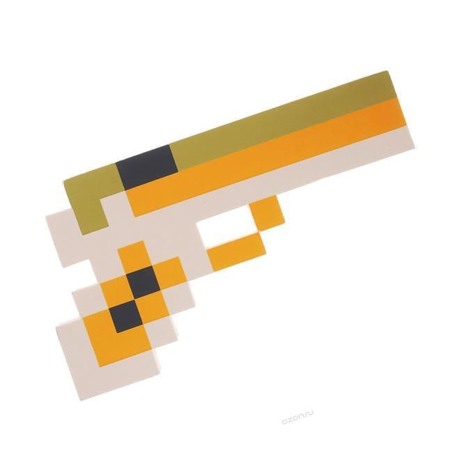 Игрушка пистолет Майнкрафт 20 см Бежевый (6348) Игрушка пистолет Майнкрафт 20 см Бежевый (6348)