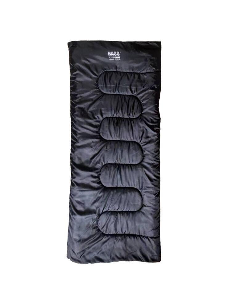 Спальный мешок Bass Polska BH 41991 2в1 с возможностью соединения двух спальников 190x75 см Черный