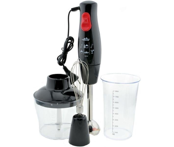 Блендер Monte 3в1 НЛ 500 Вт Чорний (291b3635)