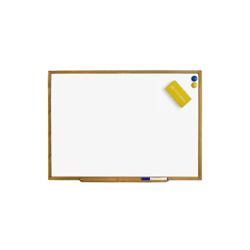 Доска магнитно-маркерная сухостираемая с деревянной рамкой 50х35 см (tf1347) - фото 6