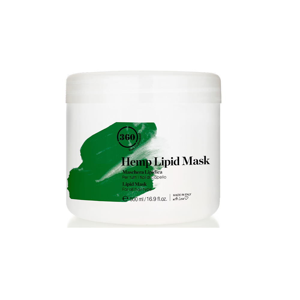 Маска для заспокоєння та живлення волосся 360 HEMP Lipid Mask 500 мл