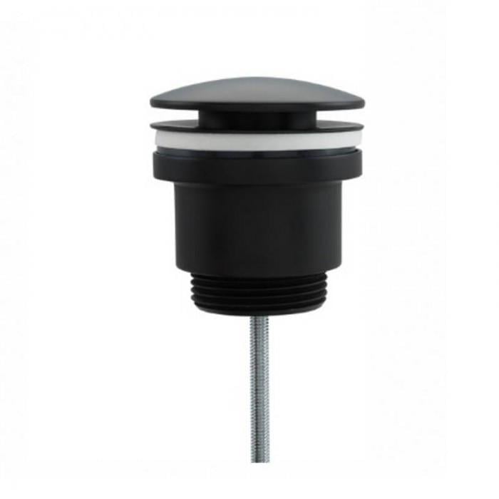 Клапан донный Frap F62-7 нажимной 1-1/4" Черный (21332672)