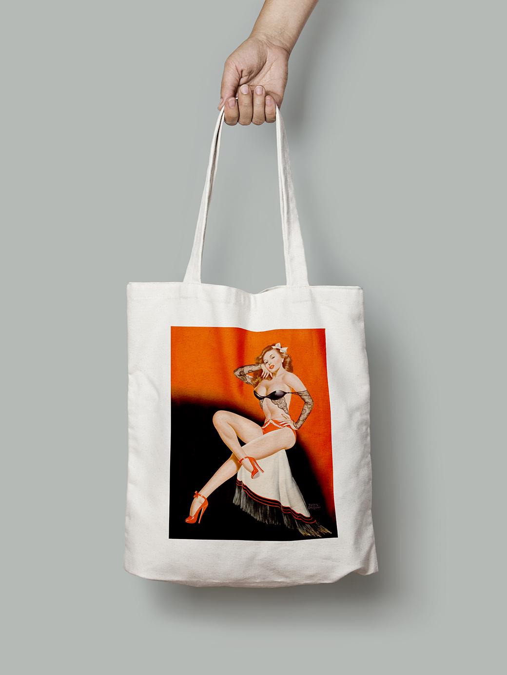 Эко-сумка Кружевное белье. Питер Дрибен шопер (pin_up0030019_Bag) Эко-сумка Кружевное белье. Питер Дрибен шопер (pin_up0030019_Bag)