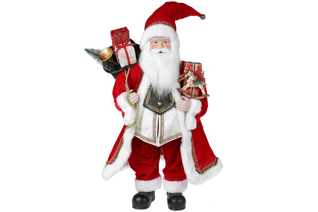 Новогодняя игрушка BonaDi Санта 60 см (845-209)