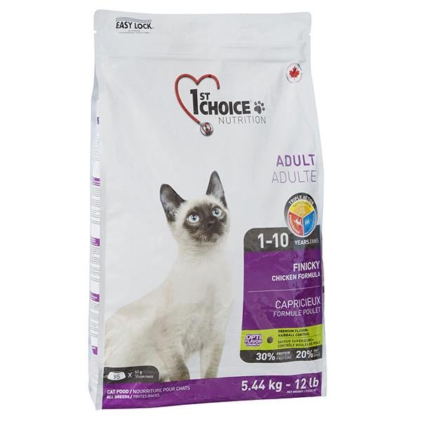 Корм сухой для котов 1st Choice Finicky Chicken 5,44 кг (24389579)