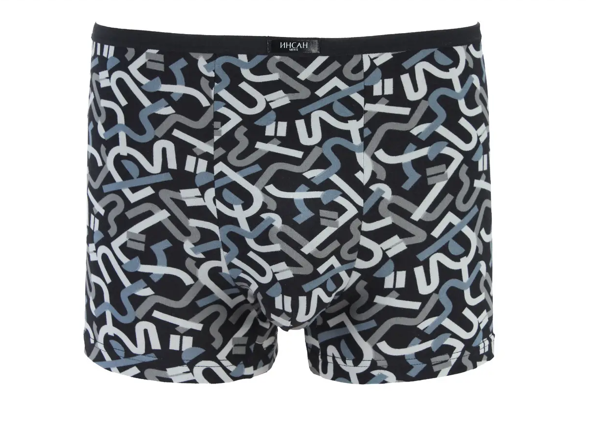 Мужские боксеры стрейчевые Бамбук Indena Insung XL р. 46 2 шт. Серый (INS-18626)