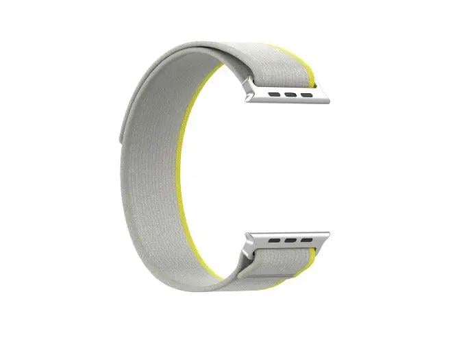 Ремешок нейлоновый для Apple Watch 38/40/41 мм Серый/Желтый