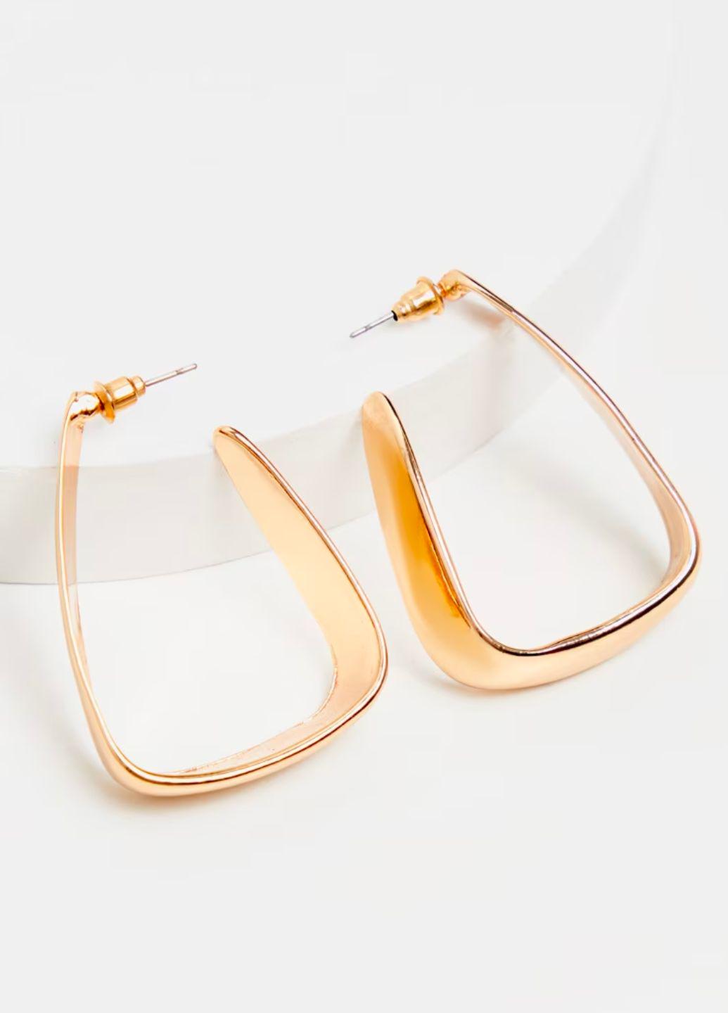 Серьги женские трапеции Pretty Little Thing 12289 Золотистый