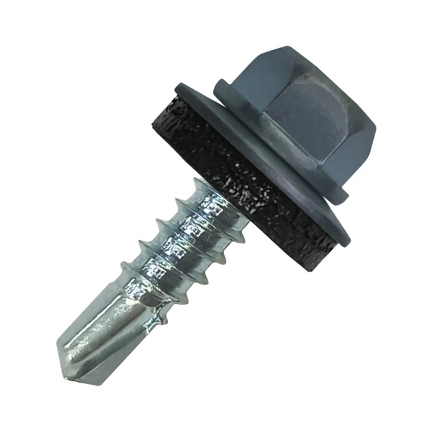 Шуруп покрівельний М4.8х19 RAL 7024