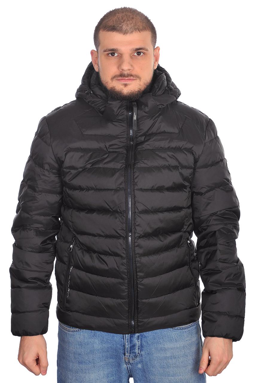 Куртка чоловіча єврозима Black Vinyl 24-C24-2525CQ M Чорний (24-C24-2525CQ_43_48) - фото 2 Куртка чоловіча єврозима Black Vinyl 24-C24-2525CQ M Чорний (24-C24-2525CQ_43_48) - фото 2