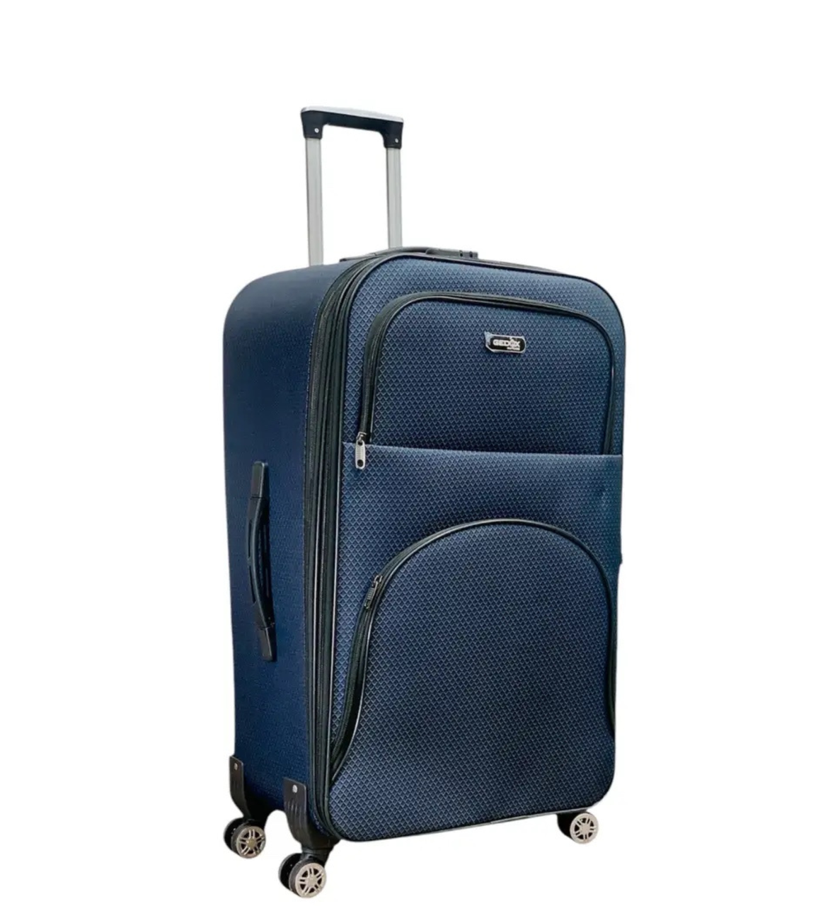 Чемодан Impertex TK003-М тканевый водонепроницаемый на 4 двойных колесах средний М 70 л