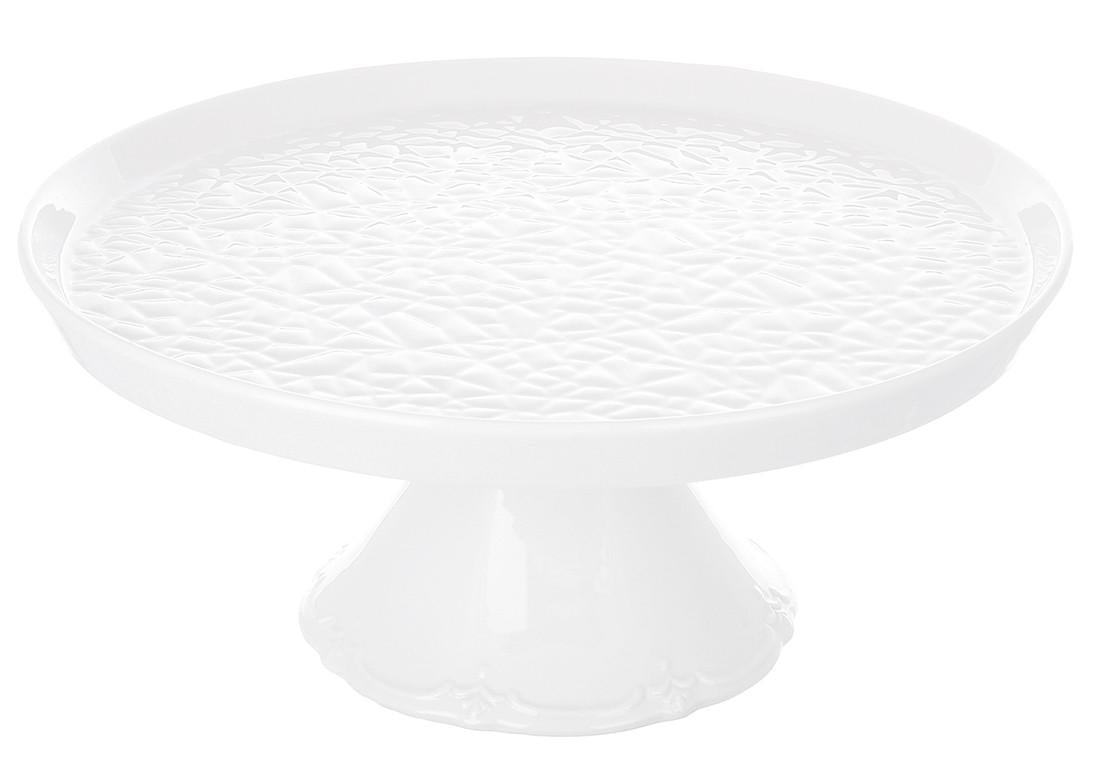 Тортовница BonaDi фарфоровая на ножке 31 см (988-399)