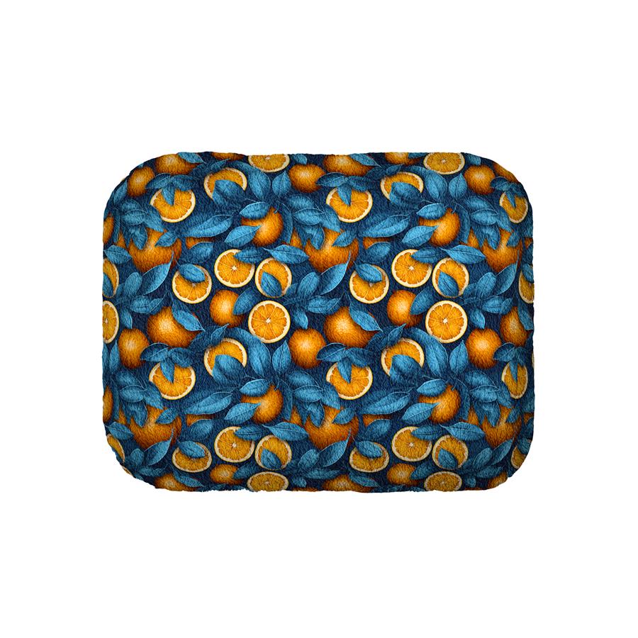 Лежанка для собак кошек Waudog Relax Апельсины M 42x52x19 см Black (314-4054) - фото 3 Лежанка для собак кошек Waudog Relax Апельсины M 42x52x19 см Black (314-4054) - фото 3