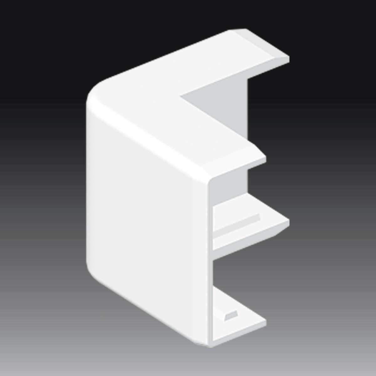 Угол наружный KOPOS для короба LV 40x15 мм ПВХ Белый (8712/2_HB)