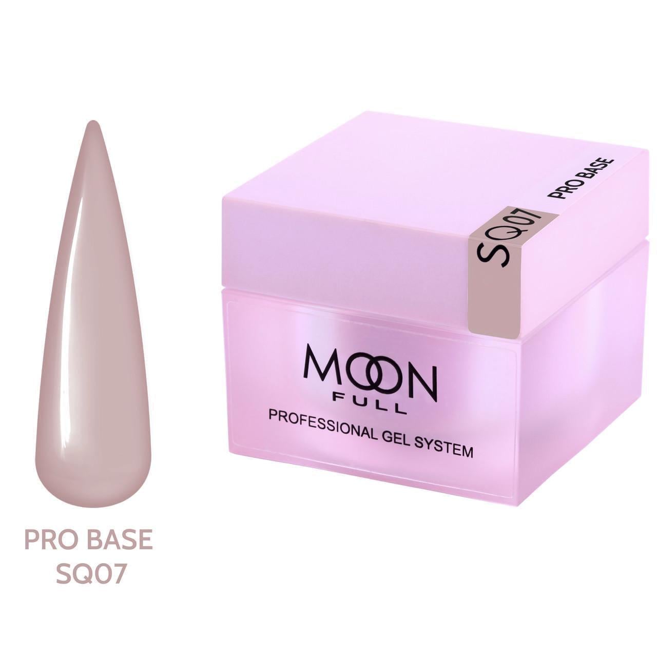 Базовое покрытие Moon Full Nude PRO Base №SQ07 30 мл
