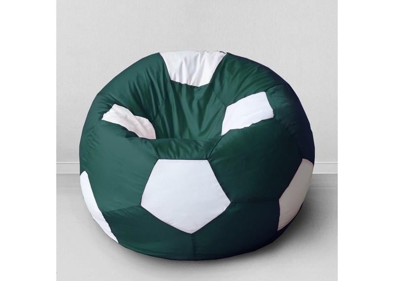 Кресло мешок мяч d 100 Зелено-белый (1796) - фото 1 Кресло мешок мяч d 100 Зелено-белый (1796) - фото 1