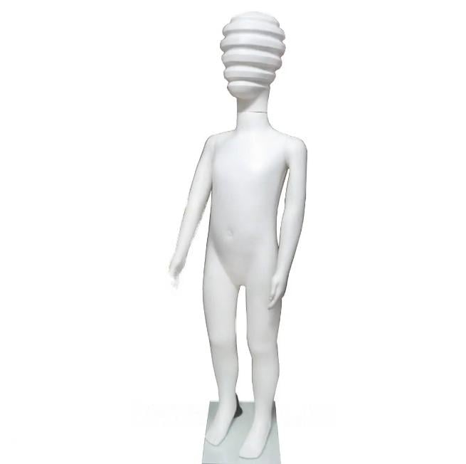 Манекен детский пластиковый в полный рост Белый (AN006073)