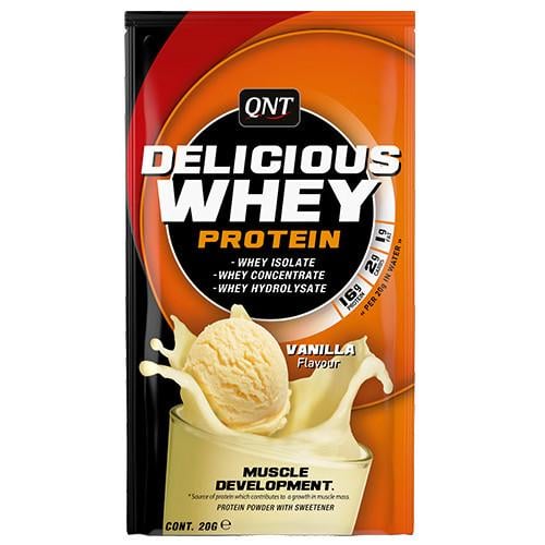 Протеїн QNT Delicious Whey 20 г Ванільний крем (4703V8452)