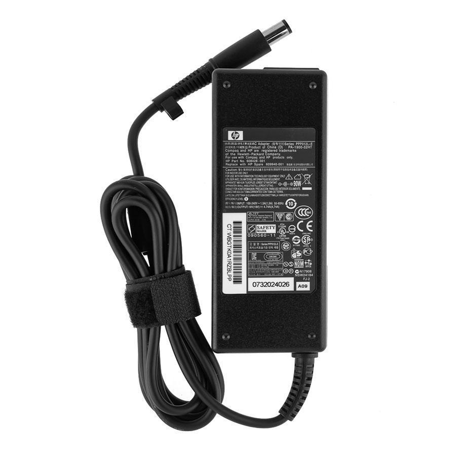 Блок питания для ноутбука HP 19V 4,74A 90W без кабеля 7,4х5,0 мм Black (463955-001)