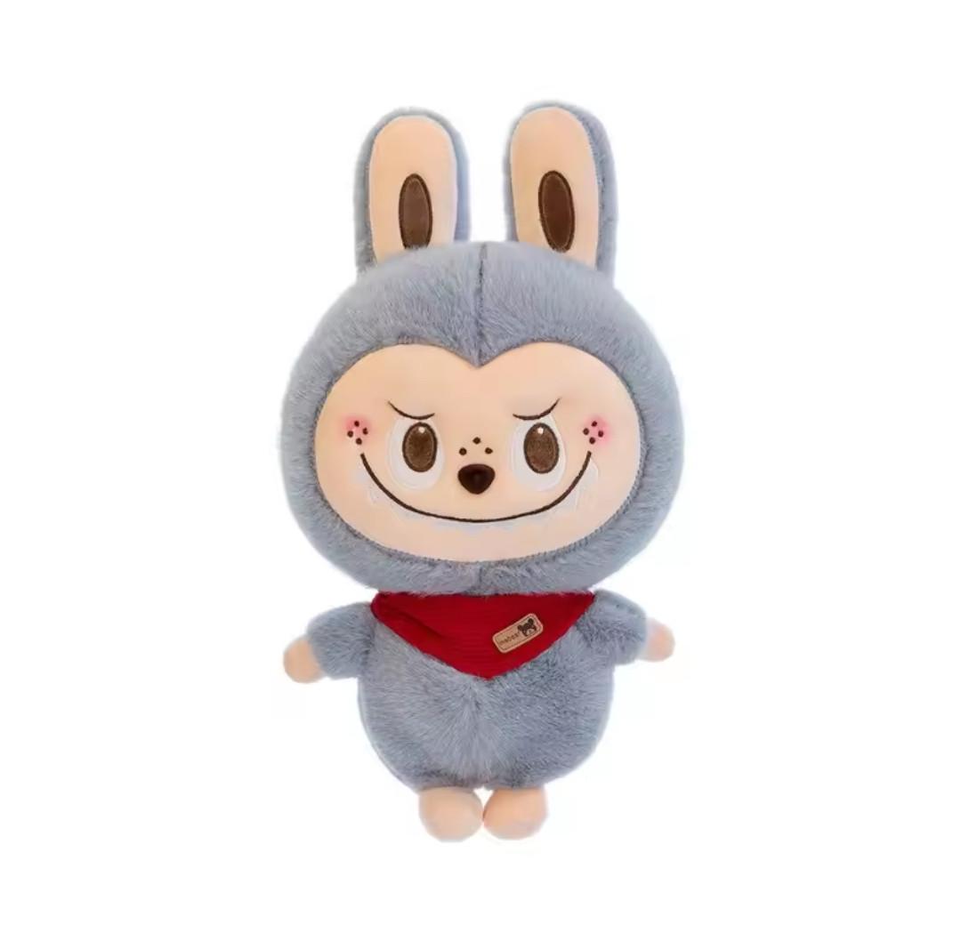 Мягкая игрушка Sunti Лабубу Labubu LabubuThe Monsters 25 25 см Серый