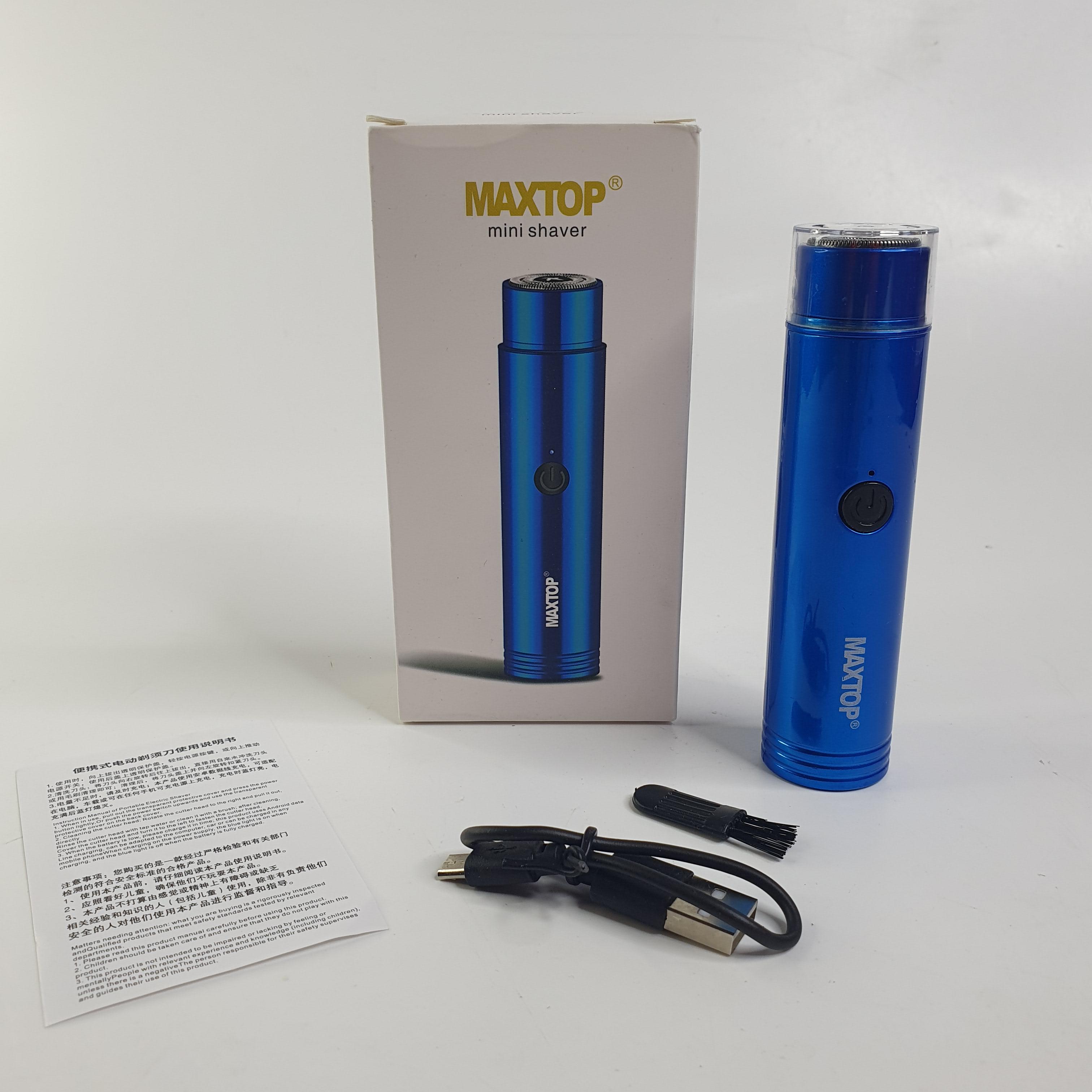 Бритва на аккумуляторе мини беспроводная Синий (MNSH-21-Blue)