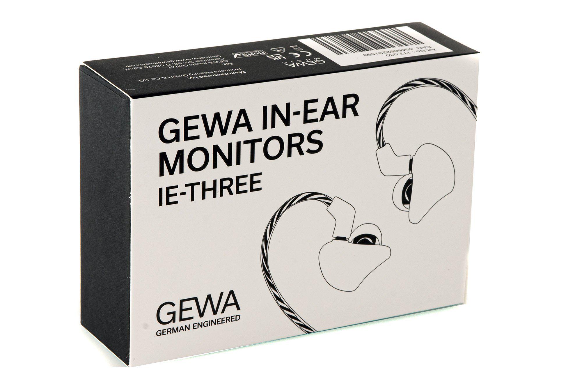 Ушные мониторы GEWA In-Ear IE-three (G-172030) - фото 4