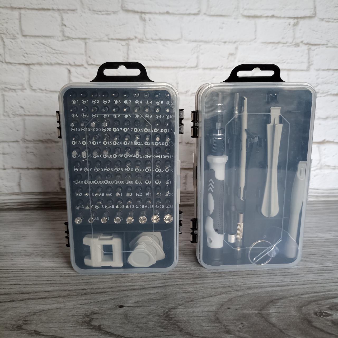 Набір викруток прецизійних і біт для електроніки Чорний (2612939294) - фото 2