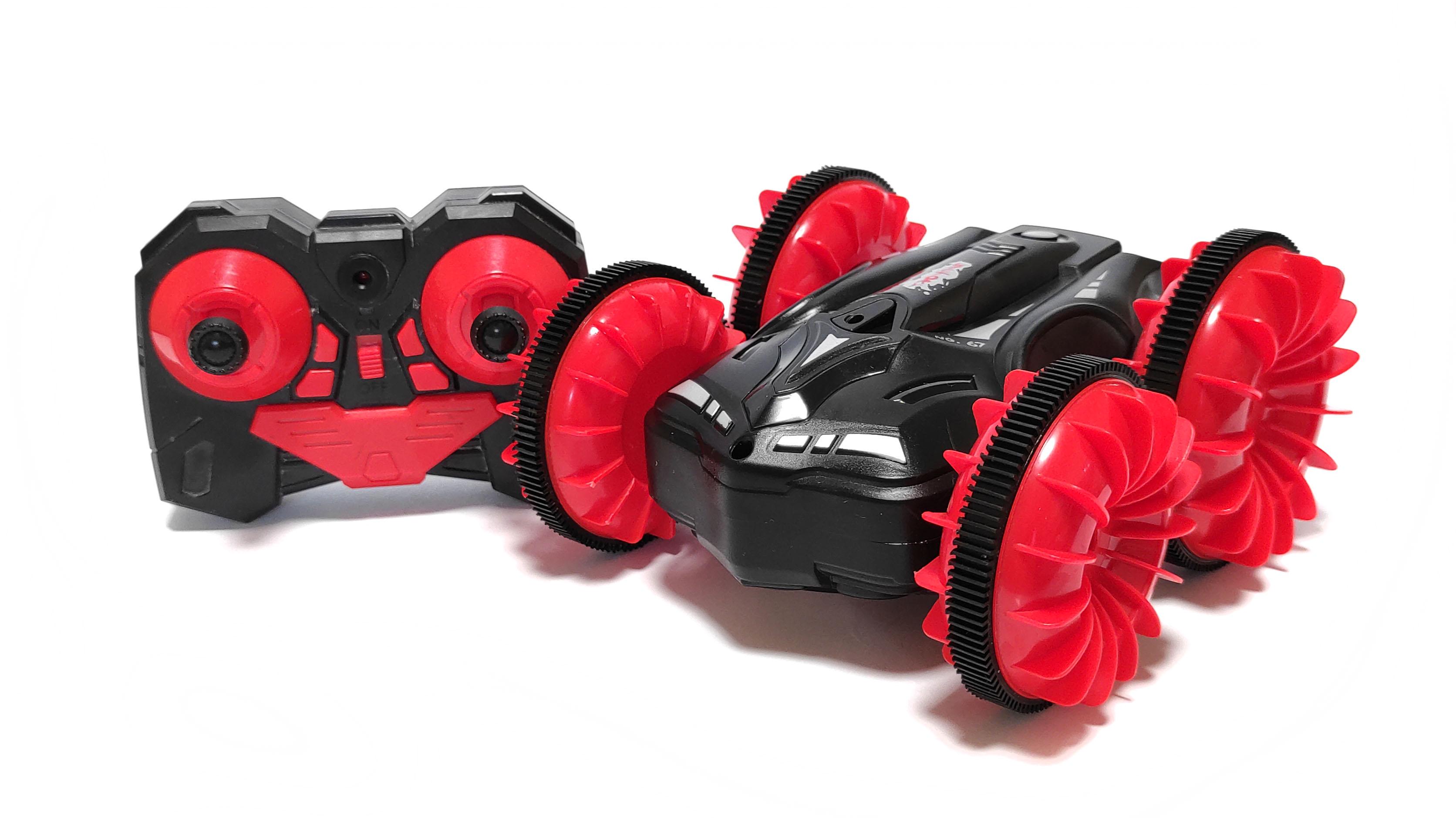 Машинка перевертыш Jia Yu Toys амфибия трюковая 17 см Красный (104143k)