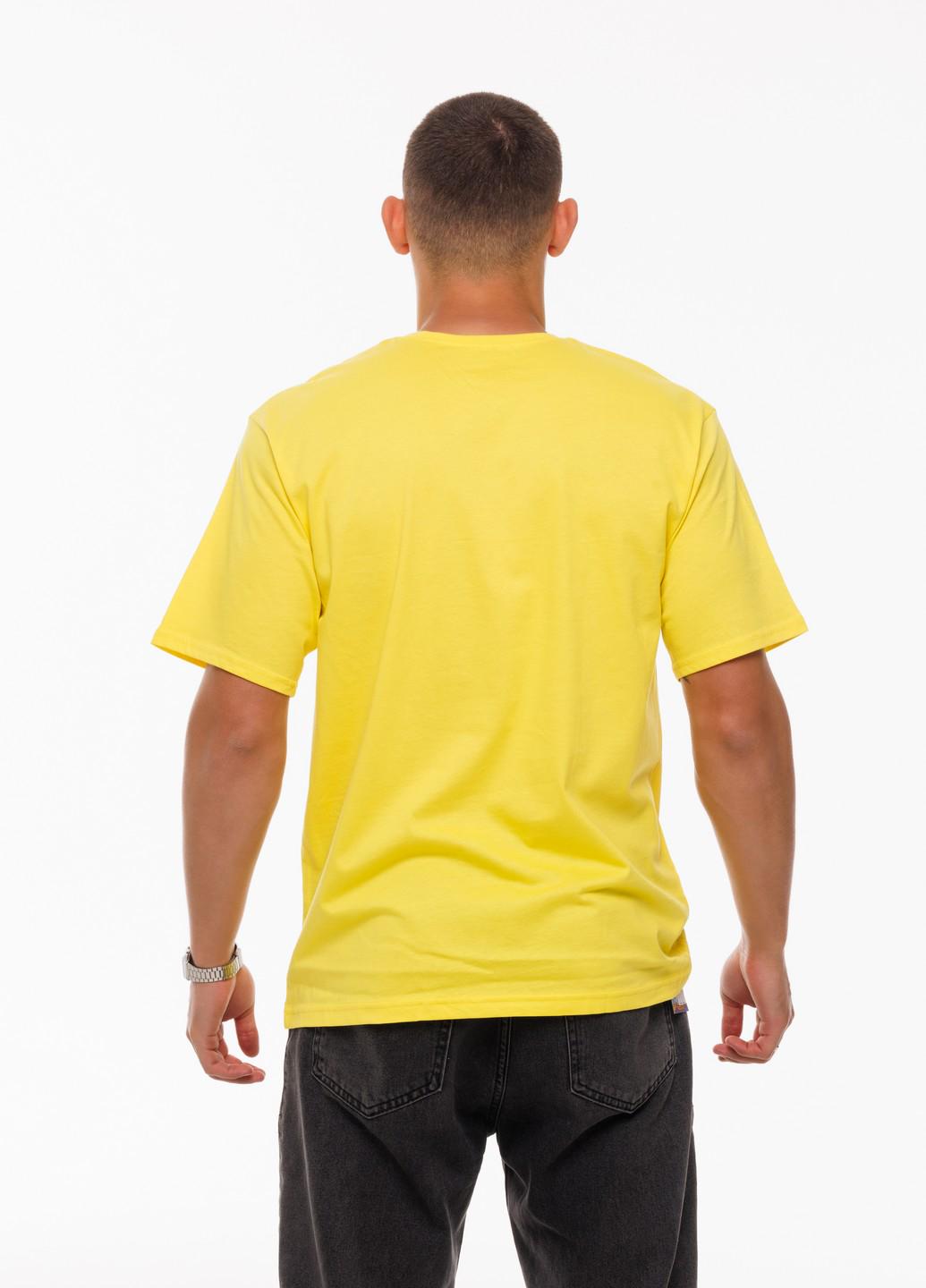 Мужская футболка No problama Наталюкс 2XL Желтый (1218043064751) - фото 6