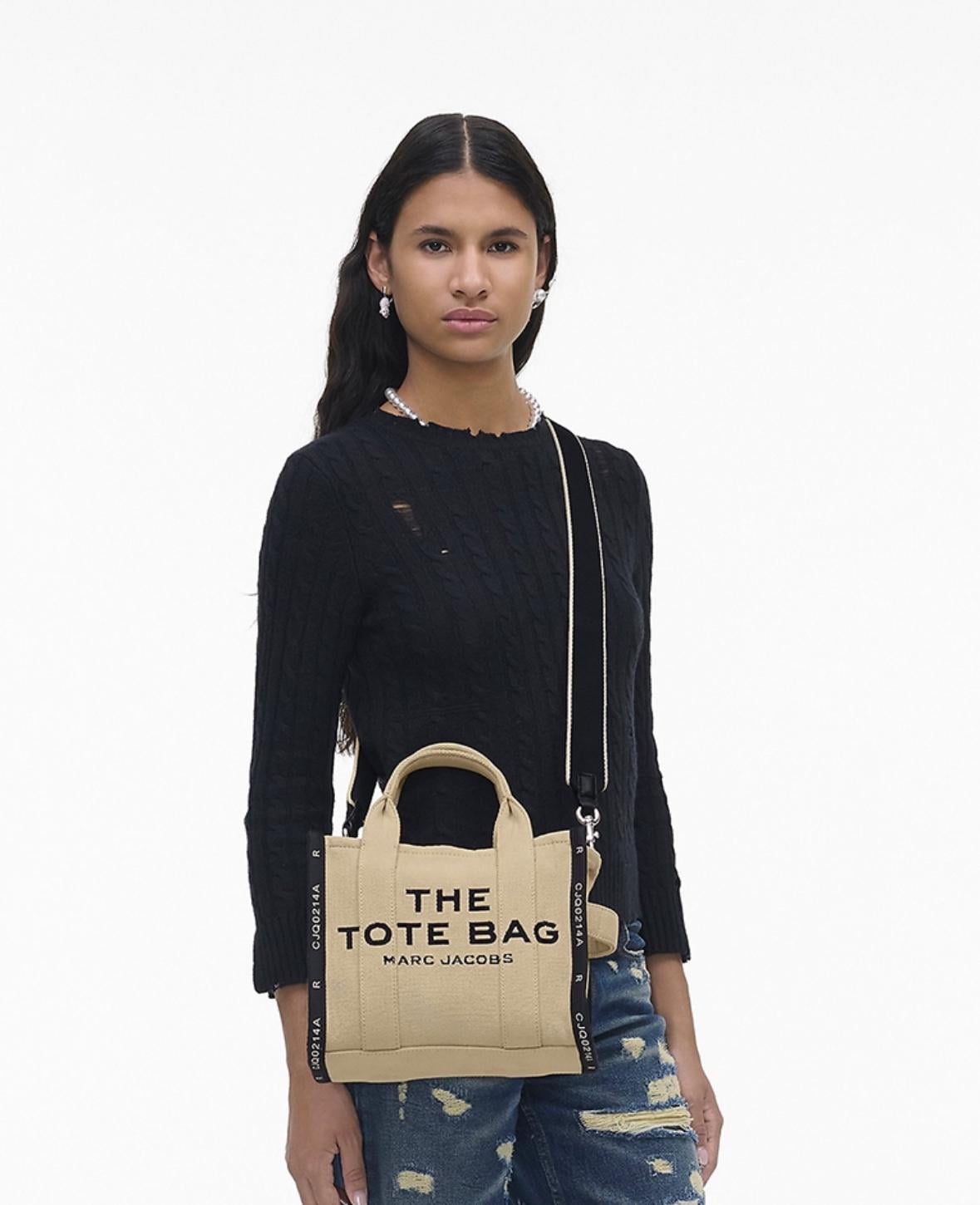 ゆ。 ᐉ Сумка женская Marc Jacobs The Jacquard Large Tote Bag Warm Sand
