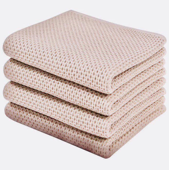 Набір кухонних рушників Organic Premium 4в1 100% бавовна 74х34 см Бежевий (NRK4in1Crema)