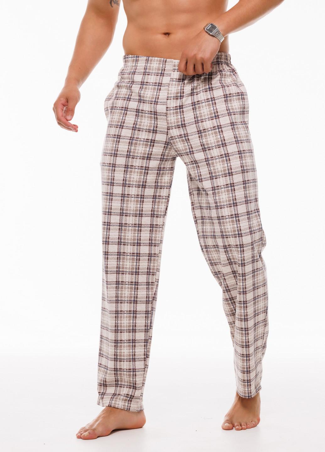 Штаны мужские Наталюкс домашние клетка L Белый (9515143280331) - фото 3 Штаны мужские Наталюкс домашние клетка L Белый (9515143280331) - фото 3