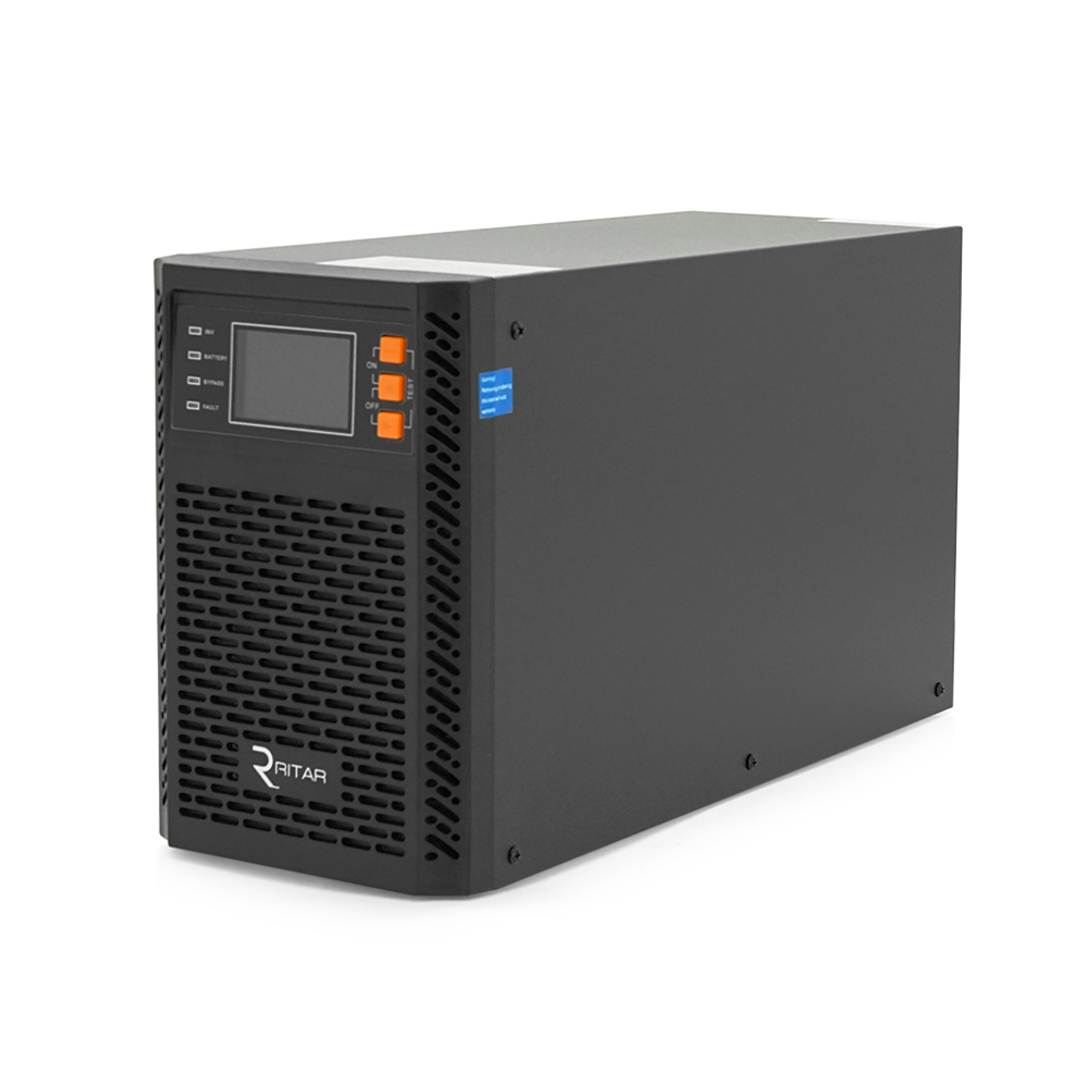 Источник бесперебойного питания Ritar PT-3KL-LCD 3000VA 2700 Вт с правильной синусоидой для серверов и офисной техники (1993)