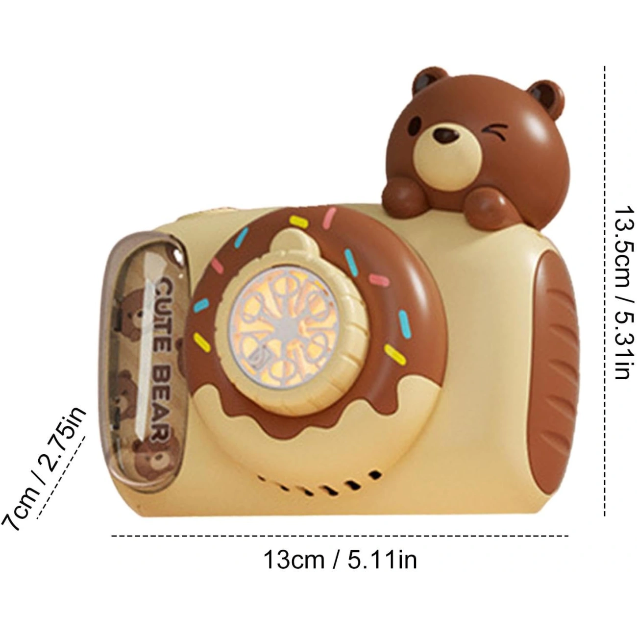 Аппарат мыльнопузырьковый HL 038 D с подсветкой/камерой и удобным ремешком (29198620) - фото 5 Аппарат мыльнопузырьковый HL 038 D с подсветкой/камерой и удобным ремешком (29198620) - фото 5