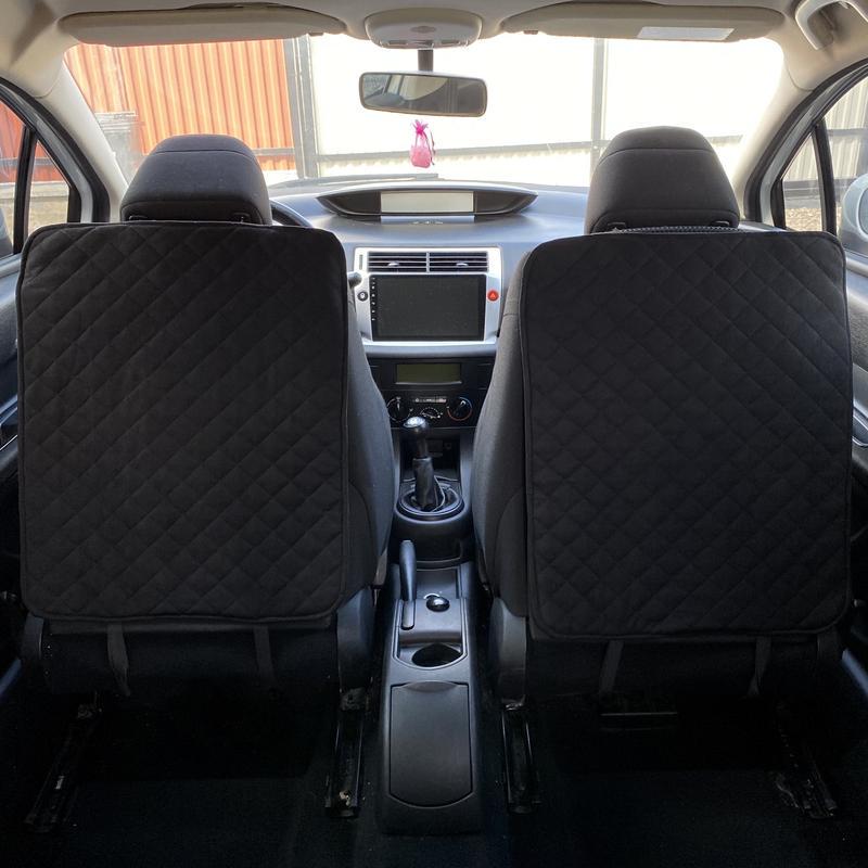 Накидки на спинки передних сидений эко-замша 2 шт. Черный (759) Накидки на спинки передних сидений эко-замша 2 шт. Черный (759)