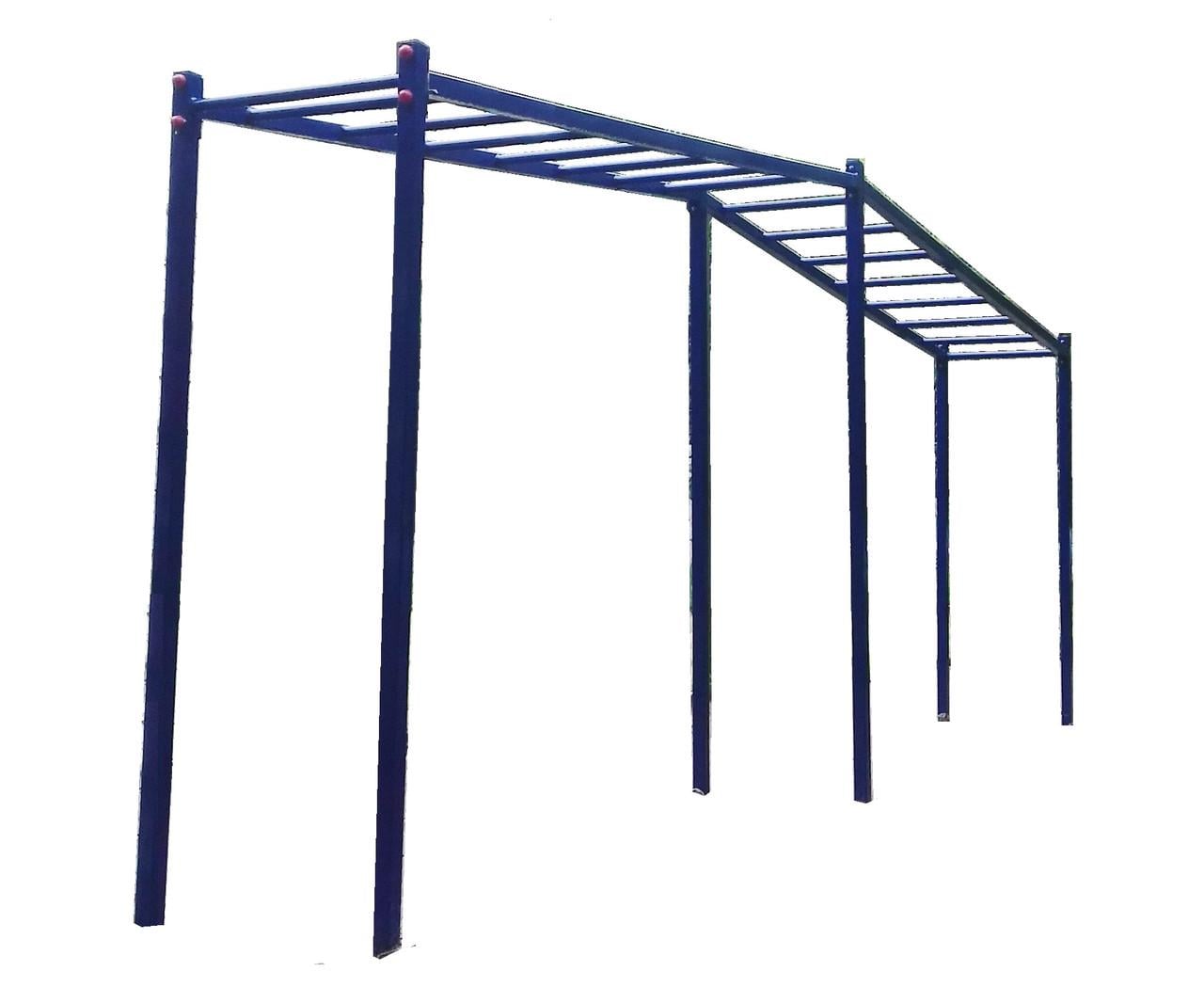 Рукоход уличный угловой металлический (307/сту)