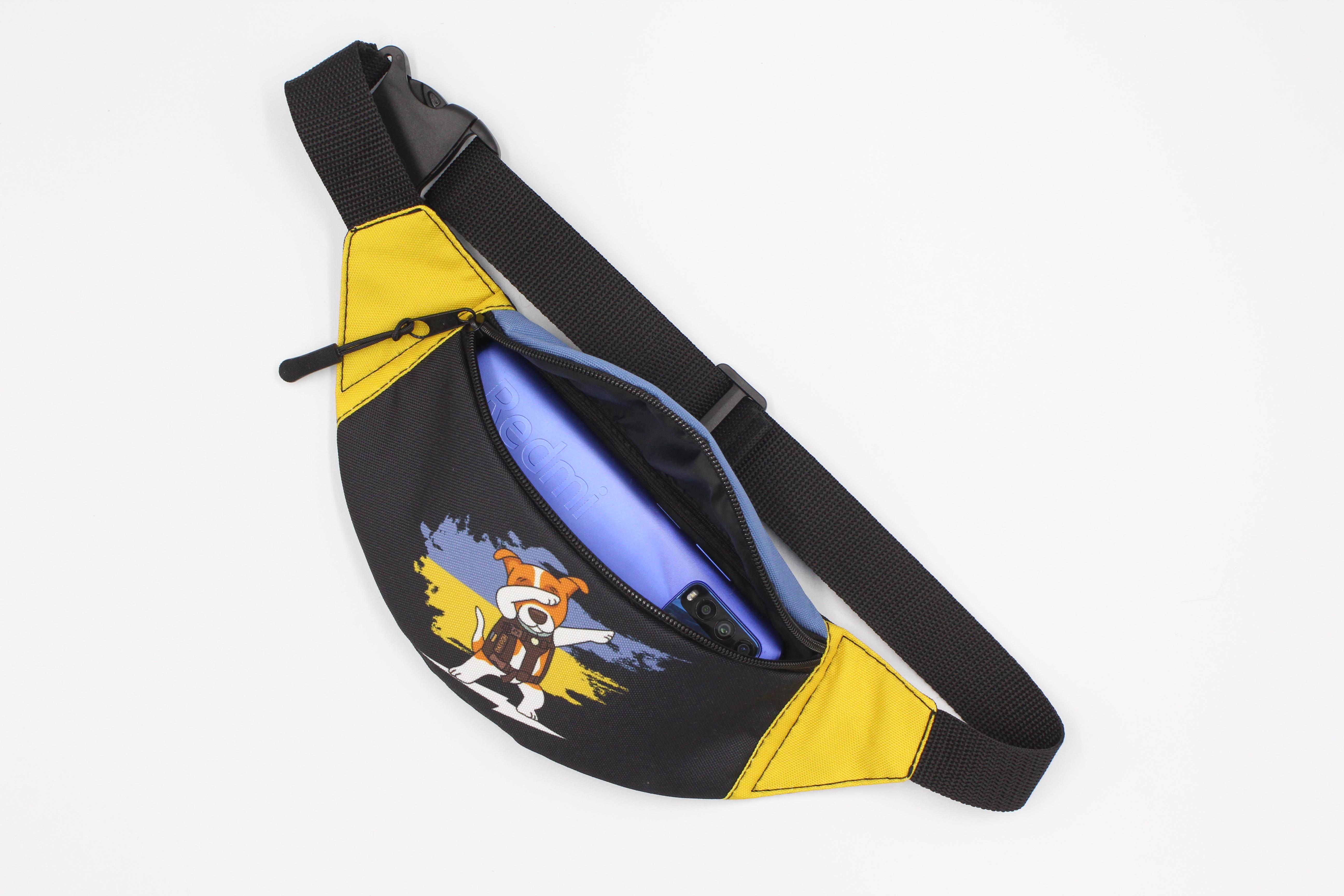 Бананка дитяча з регулюючим ремінцем Пес Патрон 25х11 см (Д-025) - фото 2 Бананка дитяча з регулюючим ремінцем Пес Патрон 25х11 см (Д-025) - фото 2