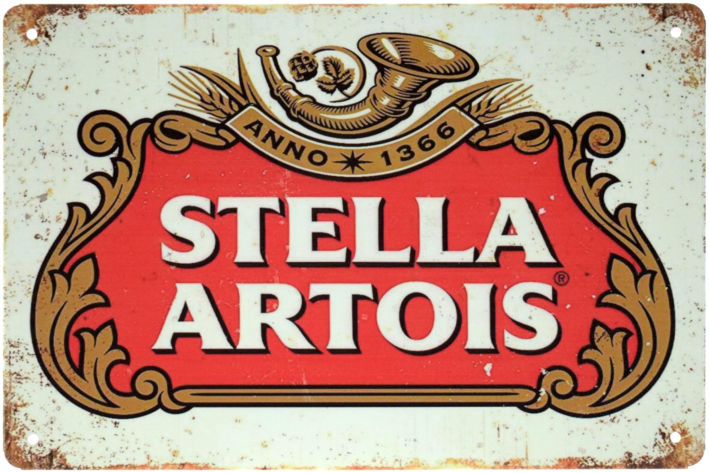 Табличка металева Stella Artois 20x30 см