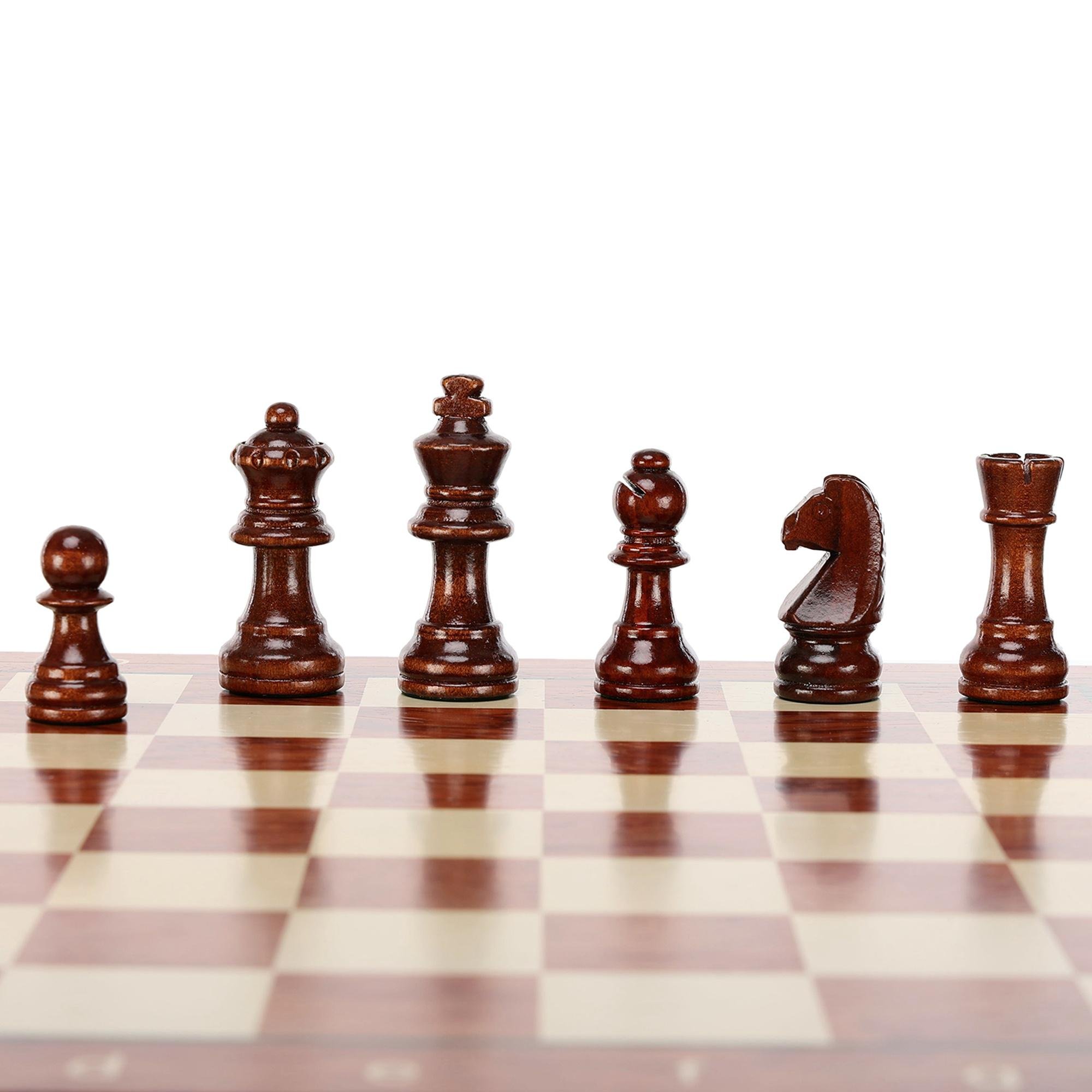 Шахи ZOOCEN FL334 дерев'яні 34х34х2,75 см (FL334) - фото 5 Шахи ZOOCEN FL334 дерев'яні 34х34х2,75 см (FL334) - фото 5