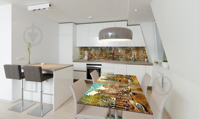 Наклейка виниловая на стол Zatarga «Старинный Амстердам» 650х1200 мм Z180853/1st