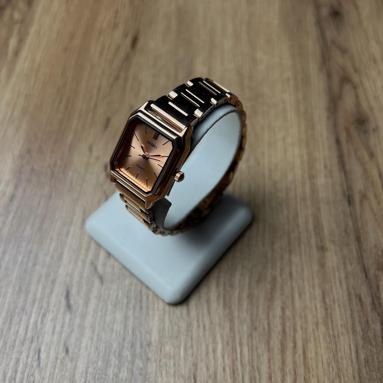 Годинник жіночий металевий Skmei Рожеве золото (z067-2) - фото 3 Годинник жіночий металевий Skmei Рожеве золото (z067-2) - фото 3