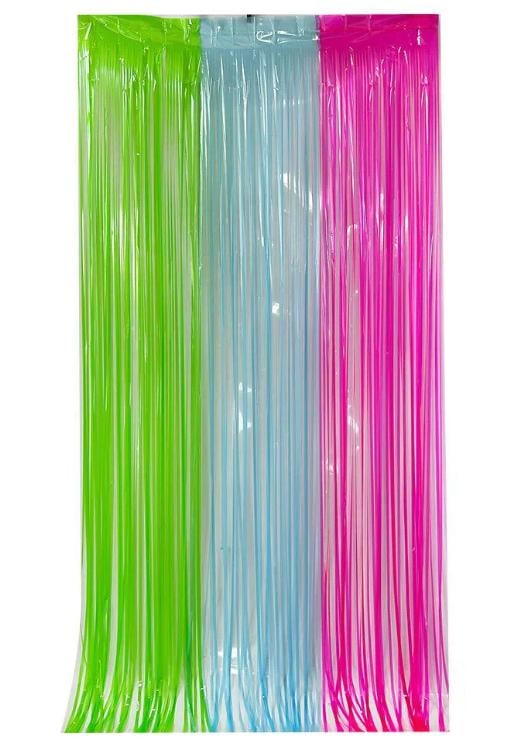 Дощик для фотозони флуоресцентний неоновий 2x1 м Різнокольоровий (715321)
