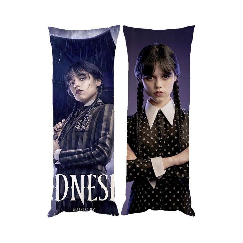 Подушка дакимакура Wednesday декоративная ростовая для обнимания 60x180 см (1735471224)