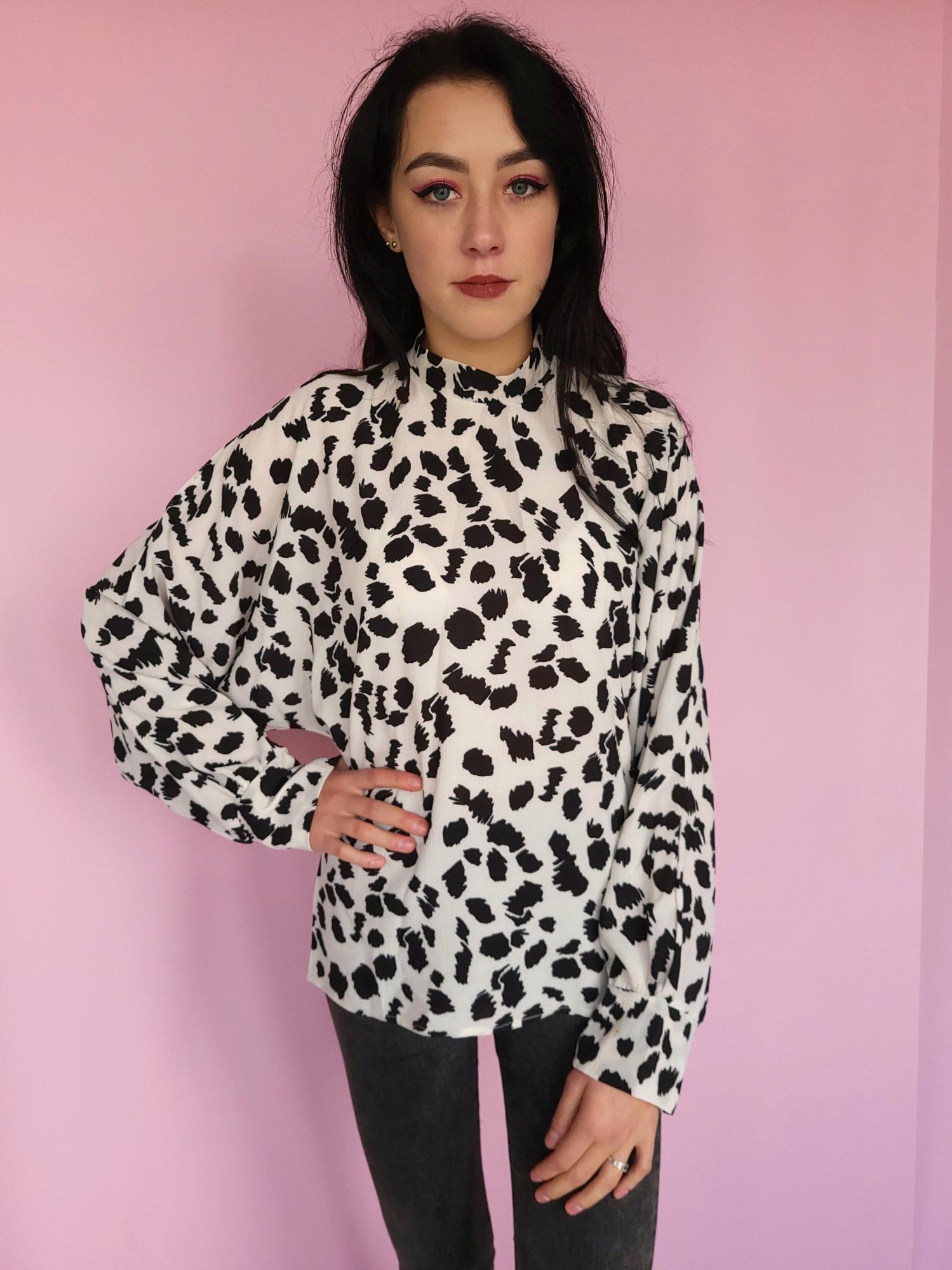 Блуза Boohoo L Молочный/Черный (10285/46) - фото 7 Блуза Boohoo L Молочный/Черный (10285/46) - фото 7