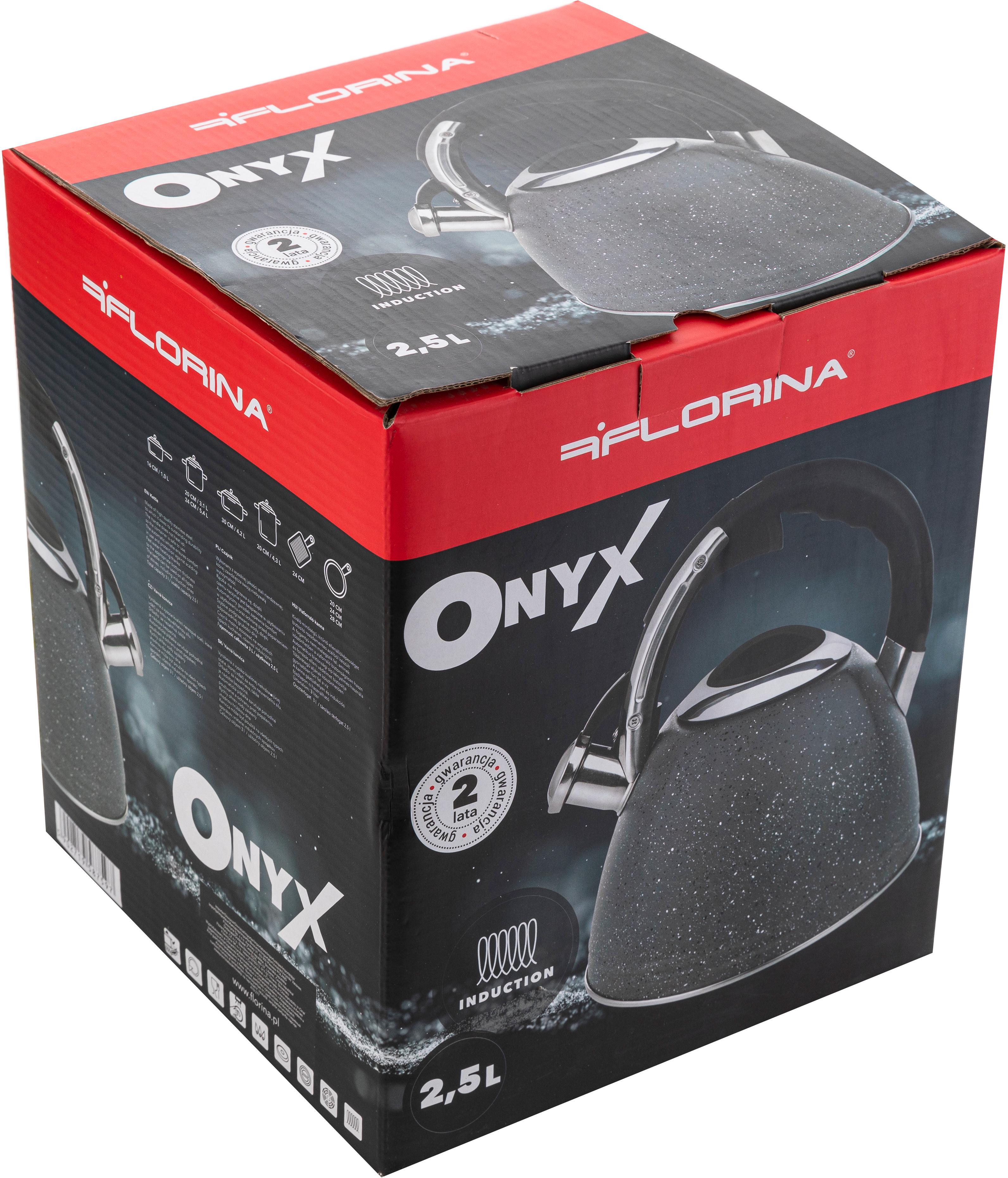 Чайник Florina onyx со свистком 2,5 л (5c7597) - фото 2