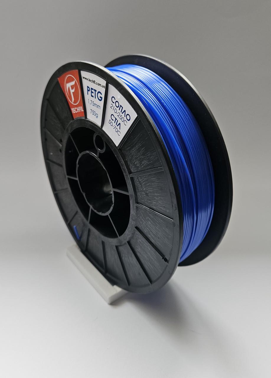 Нить для 3D печати PETG Techfil марка 074 1,75 мм Синий