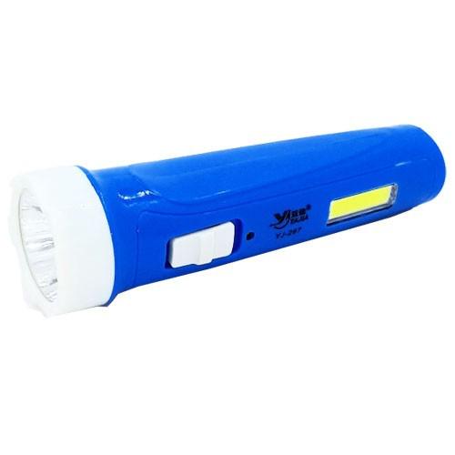 Фонарь ручной переносной 267 аккумуляторный светодиодный Синий
