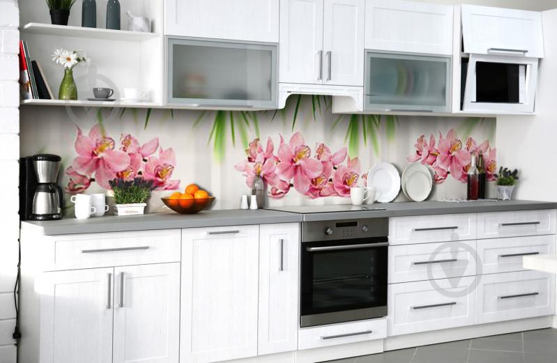 Скинали на кухню Zatarga «Томящиеся соцветия» 600х2500 мм виниловая 3Д наклейка кухонный фартук самоклеящаяся Скинали на кухню Zatarga «Томящиеся соцветия» 600х2500 мм виниловая 3Д наклейка кухонный фартук самоклеящаяся